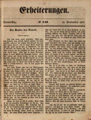 Erheiterungen (Aschaffenburger Zeitung) Donnerstag 16. September 1847