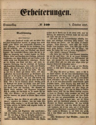 Erheiterungen (Aschaffenburger Zeitung) Donnerstag 7. Oktober 1847