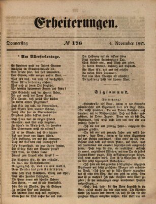 Erheiterungen (Aschaffenburger Zeitung) Donnerstag 4. November 1847