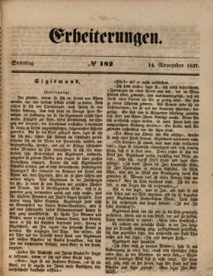 Erheiterungen (Aschaffenburger Zeitung) Sonntag 14. November 1847