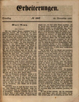 Erheiterungen (Aschaffenburger Zeitung) Dienstag 23. November 1847