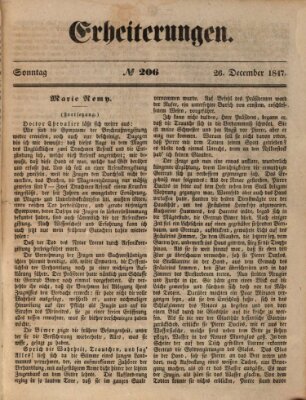 Erheiterungen (Aschaffenburger Zeitung) Sonntag 26. Dezember 1847