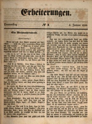 Erheiterungen (Aschaffenburger Zeitung) Mittwoch 5. Januar 1848