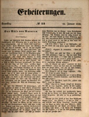 Erheiterungen (Aschaffenburger Zeitung) Samstag 22. Januar 1848