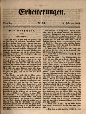 Erheiterungen (Aschaffenburger Zeitung) Samstag 26. Februar 1848