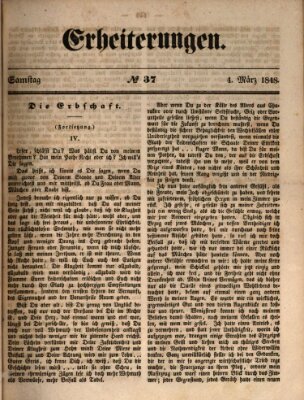 Erheiterungen (Aschaffenburger Zeitung) Samstag 4. März 1848