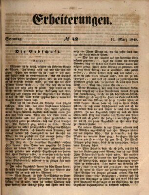 Erheiterungen (Aschaffenburger Zeitung) Sonntag 12. März 1848