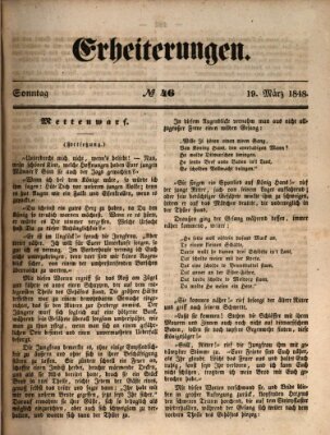 Erheiterungen (Aschaffenburger Zeitung) Sonntag 19. März 1848