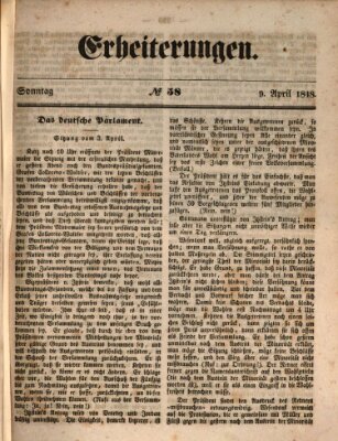 Erheiterungen (Aschaffenburger Zeitung) Sonntag 9. April 1848