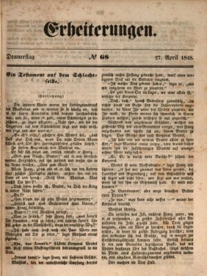 Erheiterungen (Aschaffenburger Zeitung) Donnerstag 27. April 1848