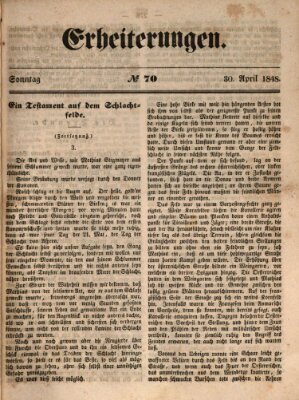 Erheiterungen (Aschaffenburger Zeitung) Sonntag 30. April 1848