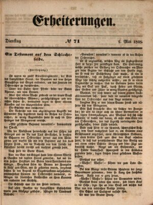 Erheiterungen (Aschaffenburger Zeitung) Dienstag 2. Mai 1848