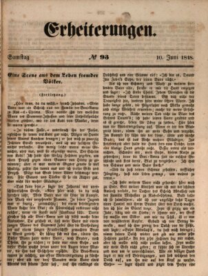 Erheiterungen (Aschaffenburger Zeitung) Samstag 10. Juni 1848