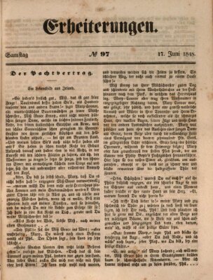 Erheiterungen (Aschaffenburger Zeitung) Samstag 17. Juni 1848