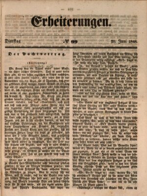 Erheiterungen (Aschaffenburger Zeitung) Dienstag 20. Juni 1848