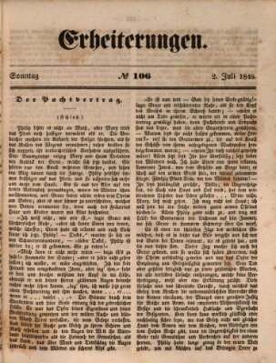 Erheiterungen (Aschaffenburger Zeitung) Sonntag 2. Juli 1848