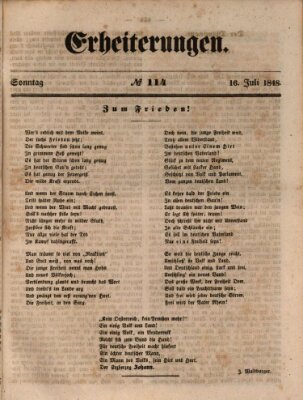 Erheiterungen (Aschaffenburger Zeitung) Sonntag 16. Juli 1848