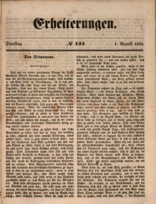 Erheiterungen (Aschaffenburger Zeitung) Dienstag 1. August 1848