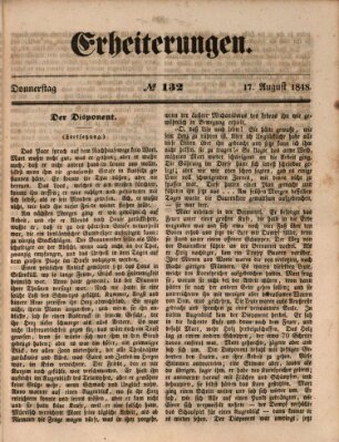 Erheiterungen (Aschaffenburger Zeitung) Donnerstag 17. August 1848