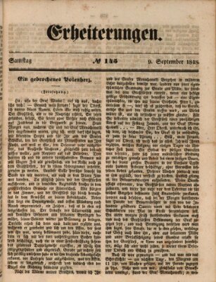 Erheiterungen (Aschaffenburger Zeitung) Samstag 9. September 1848