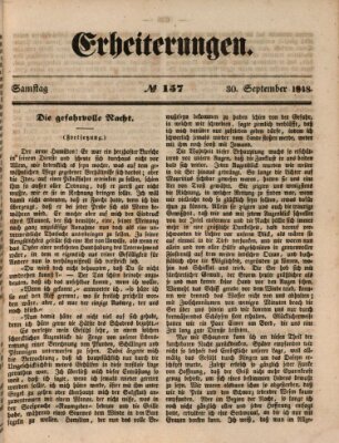 Erheiterungen (Aschaffenburger Zeitung) Samstag 30. September 1848