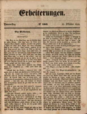 Erheiterungen (Aschaffenburger Zeitung) Donnerstag 12. Oktober 1848