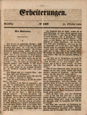 Erheiterungen (Aschaffenburger Zeitung) Samstag 21. Oktober 1848