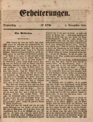 Erheiterungen (Aschaffenburger Zeitung) Donnerstag 2. November 1848