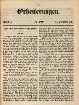 Erheiterungen (Aschaffenburger Zeitung) Samstag 30. Dezember 1848