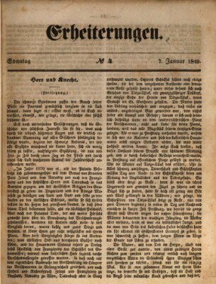 Erheiterungen (Aschaffenburger Zeitung) Sonntag 7. Januar 1849