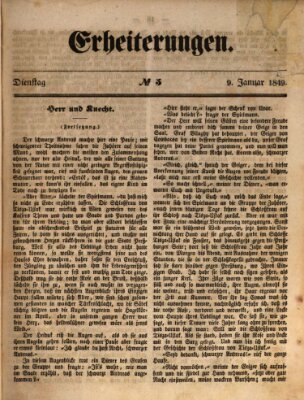 Erheiterungen (Aschaffenburger Zeitung) Dienstag 9. Januar 1849