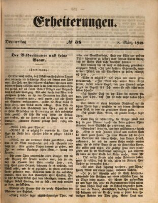 Erheiterungen (Aschaffenburger Zeitung) Donnerstag 8. März 1849