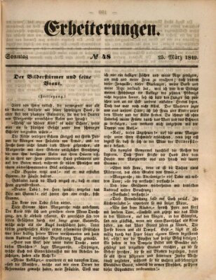 Erheiterungen (Aschaffenburger Zeitung) Sonntag 25. März 1849