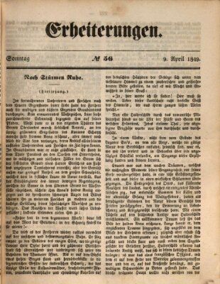 Erheiterungen (Aschaffenburger Zeitung) Montag 9. April 1849