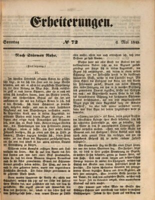 Erheiterungen (Aschaffenburger Zeitung) Sonntag 6. Mai 1849