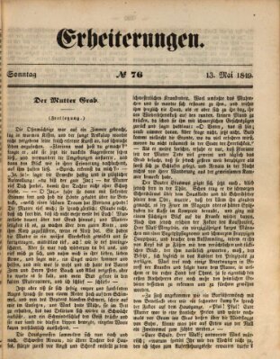 Erheiterungen (Aschaffenburger Zeitung) Sonntag 13. Mai 1849