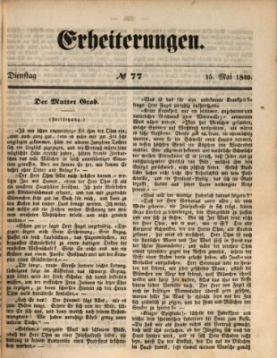 Erheiterungen (Aschaffenburger Zeitung) Dienstag 15. Mai 1849