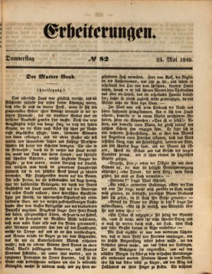 Erheiterungen (Aschaffenburger Zeitung) Donnerstag 24. Mai 1849