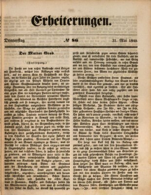 Erheiterungen (Aschaffenburger Zeitung) Donnerstag 31. Mai 1849