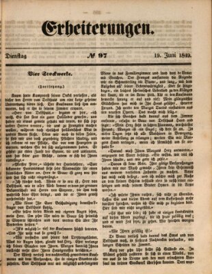 Erheiterungen (Aschaffenburger Zeitung) Dienstag 19. Juni 1849