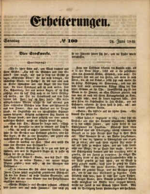 Erheiterungen (Aschaffenburger Zeitung) Sonntag 24. Juni 1849