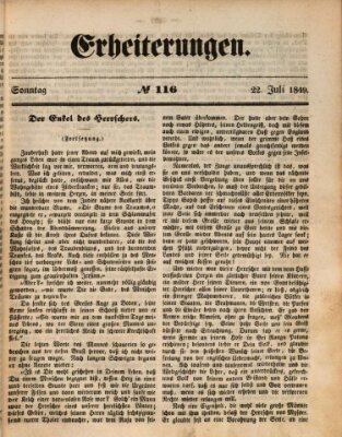 Erheiterungen (Aschaffenburger Zeitung) Sonntag 22. Juli 1849