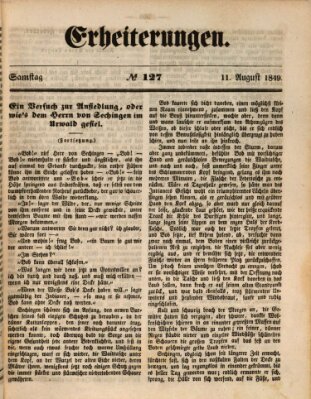 Erheiterungen (Aschaffenburger Zeitung) Samstag 11. August 1849