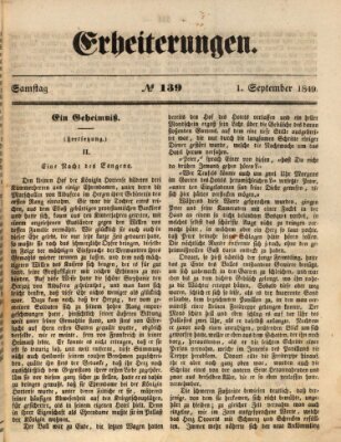 Erheiterungen (Aschaffenburger Zeitung) Samstag 1. September 1849