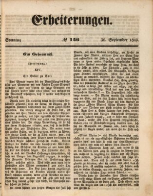 Erheiterungen (Aschaffenburger Zeitung) Sonntag 30. September 1849