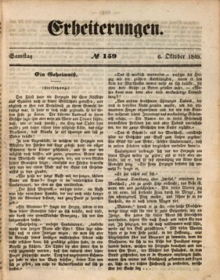 Erheiterungen (Aschaffenburger Zeitung) Samstag 6. Oktober 1849