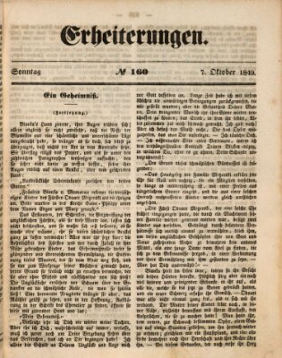 Erheiterungen (Aschaffenburger Zeitung) Sonntag 7. Oktober 1849