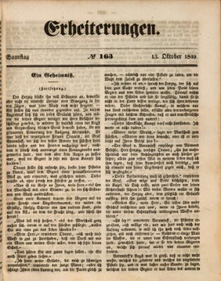 Erheiterungen (Aschaffenburger Zeitung) Samstag 13. Oktober 1849