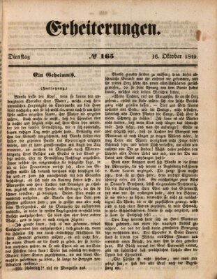 Erheiterungen (Aschaffenburger Zeitung) Dienstag 16. Oktober 1849