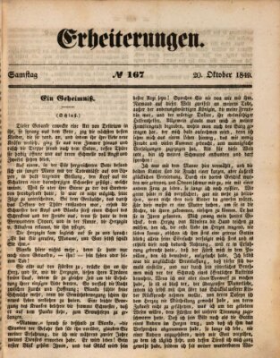 Erheiterungen (Aschaffenburger Zeitung) Samstag 20. Oktober 1849